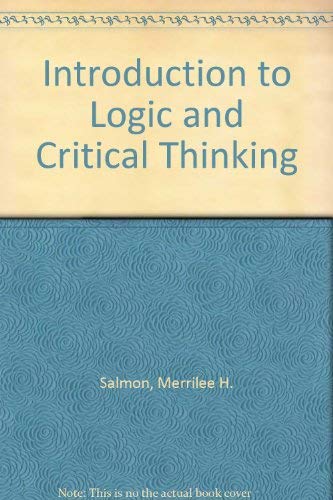 9780155430624: Introduction to Logic and Critical Thinking