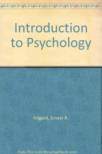 Beispielbild fr Introduction to Psychology zum Verkauf von Wonder Book