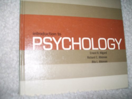 Imagen de archivo de Introduction to psychology a la venta por Half Price Books Inc.