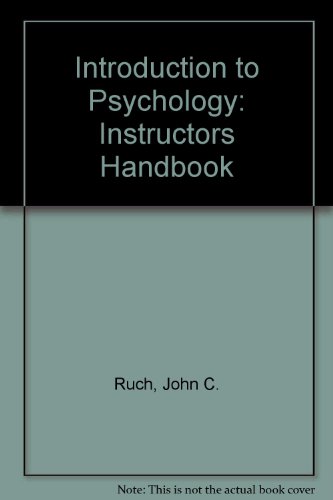 Introduction to Psychology: Instructors Handbook (9780155436596) by Hilgard, Ernest R; Atkinson, Richard C