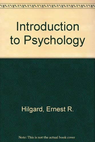 Stock image for Introduction to Psychology for sale by medimops