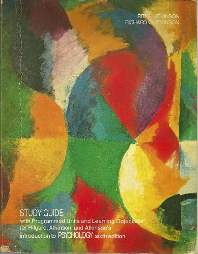 Imagen de archivo de Introduction to Psychology: Study Guide a la venta por Wonder Book