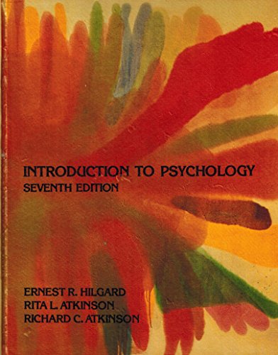 9780155436688: Introduction to Psychology