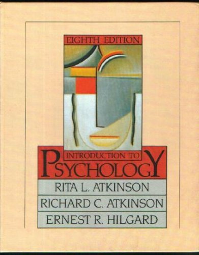 Beispielbild fr Introduction to Psychology zum Verkauf von Books@Ruawai