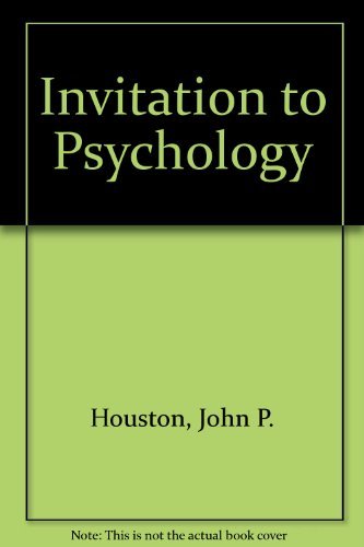 Beispielbild fr Invitation to Psychology zum Verkauf von Reuseabook