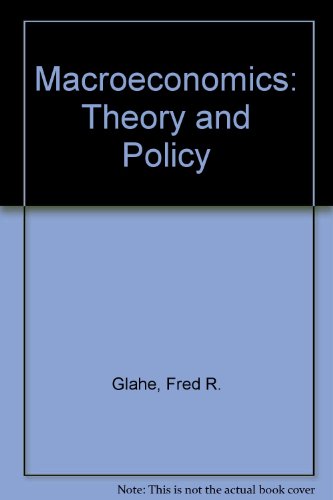Beispielbild fr Macroeconomics: Theory and Policy zum Verkauf von Anybook.com