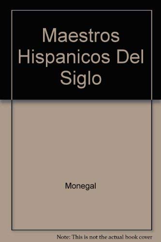 Beispielbild fr Maestros Hispanicos Del Siglo Veinte zum Verkauf von SuzyQBooks