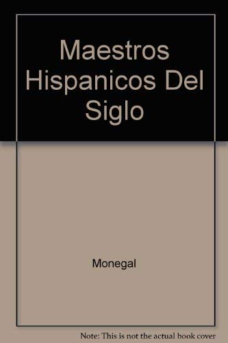 Stock image for Maestros Hispnicos Del Siglo Veinte for sale by Literary Cat Books