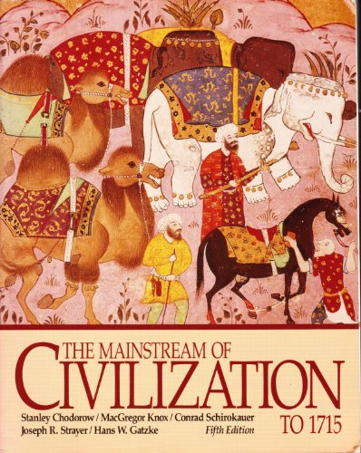 Imagen de archivo de Mainstream of Civilization to 1715 a la venta por HPB-Red