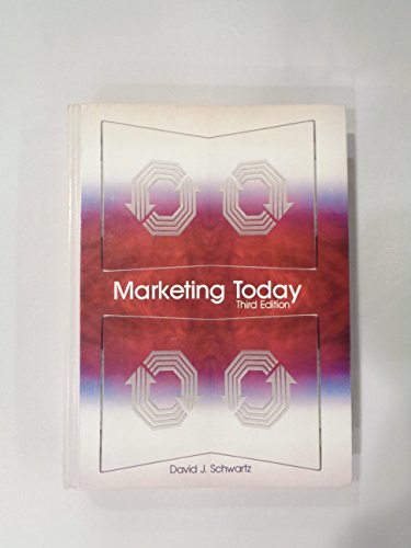 Beispielbild fr Marketing today: A basic approach zum Verkauf von Robinson Street Books, IOBA