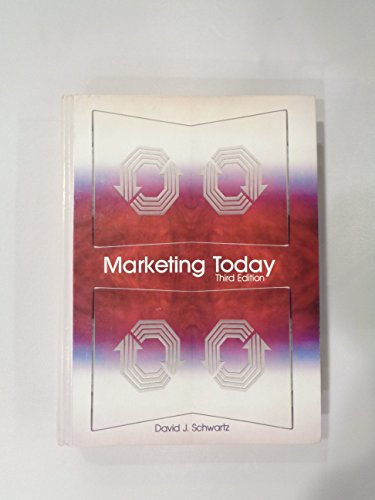 Imagen de archivo de Marketing today: A basic approach a la venta por Robinson Street Books, IOBA