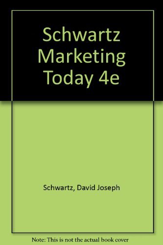 9780155550933: Schwartz Marketing Today 4e