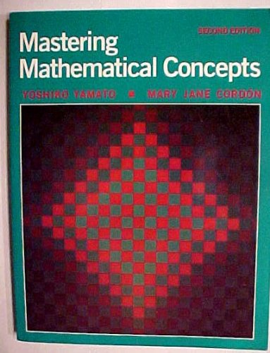 Stock image for Mastering Mathematical Concepts for sale by HPB-Ruby
