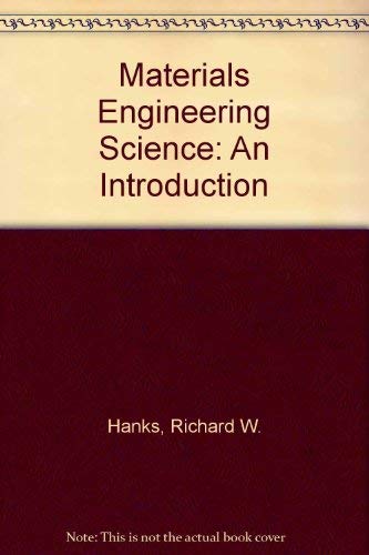 Imagen de archivo de Materials engineering science,: An introduction a la venta por BookHolders