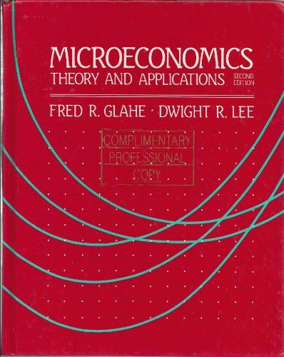 Beispielbild fr Microeconomics, Theory and Applications zum Verkauf von Wonder Book