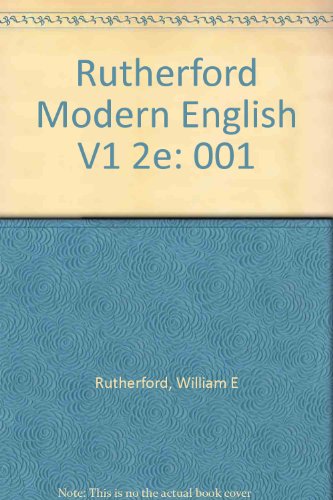 9780155610590: Rutherford Modern English V1 2e: 001