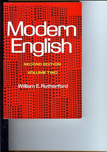 Modern English (9780155610620) by Rutherford, William E.