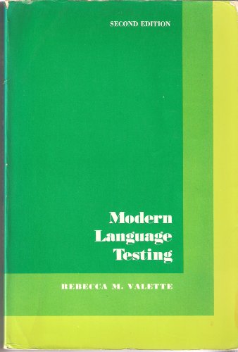 Beispielbild fr Modern Language Testing : A Handbook zum Verkauf von Better World Books