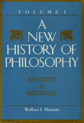 Imagen de archivo de A New History of Philosophy a la venta por Better World Books