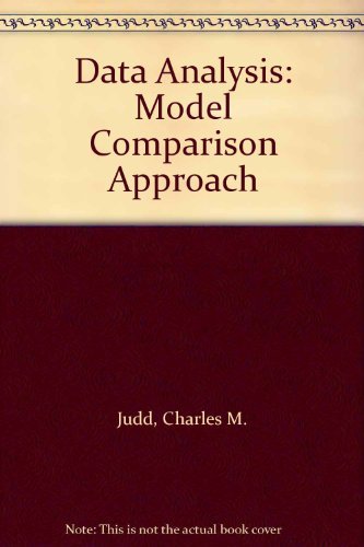 Imagen de archivo de Data Analysis: Model Comparison Approach a la venta por Wonder Book