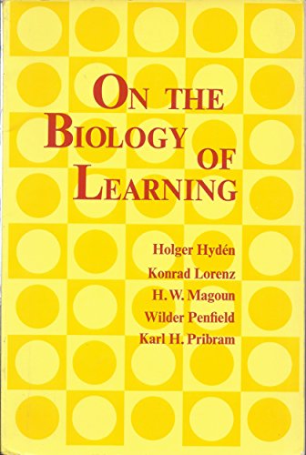 Beispielbild fr On the Biology of Learning zum Verkauf von Better World Books: West