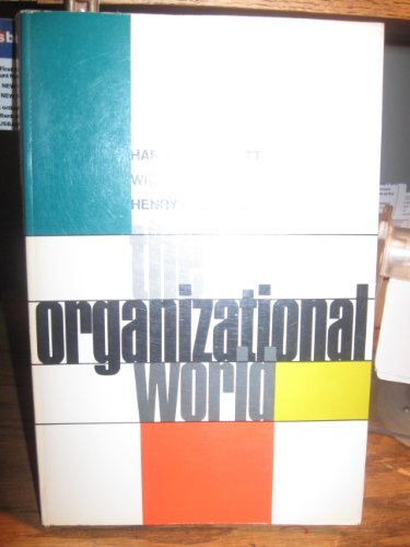 Imagen de archivo de The organizational world a la venta por Wonder Book