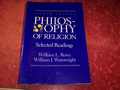 Imagen de archivo de Philosophy of Religion : An Introduction a la venta por Better World Books