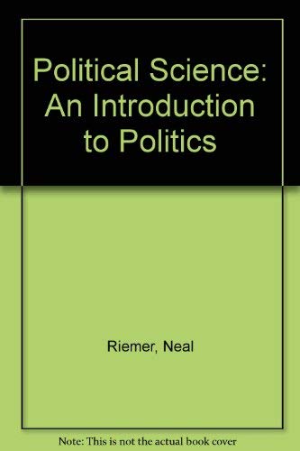 Beispielbild fr Political Science : An Introduction to Politics zum Verkauf von Better World Books