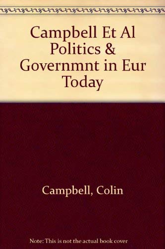 9780155707214: Politics and Government in Europe Today