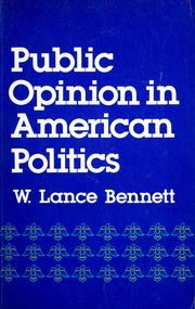 Imagen de archivo de Public Opinion in American Politics a la venta por Better World Books