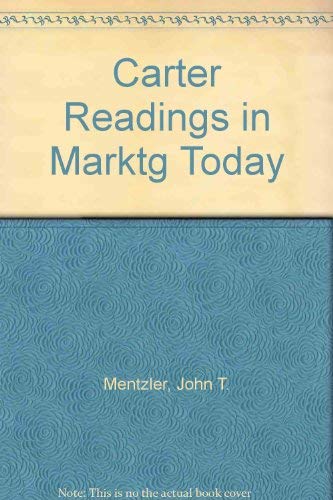 Stock image for Readings in Marketing Today for sale by Wonder Book