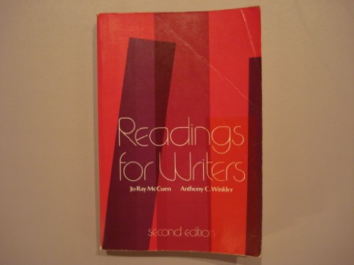 Stock image for Readings For Writers for sale by Top Notch Books