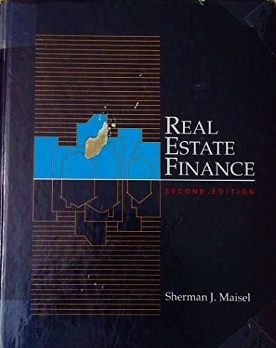 Real Estate Finance (9780155758520) by Maisel, Sherman