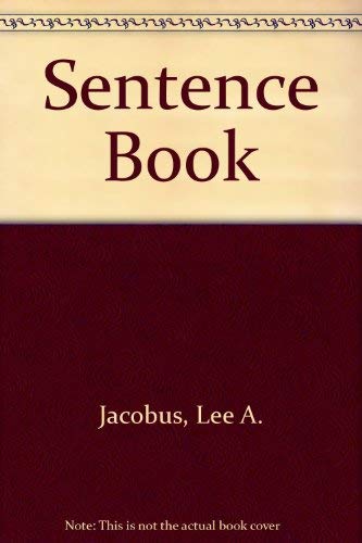 Imagen de archivo de The sentence book a la venta por BookHolders