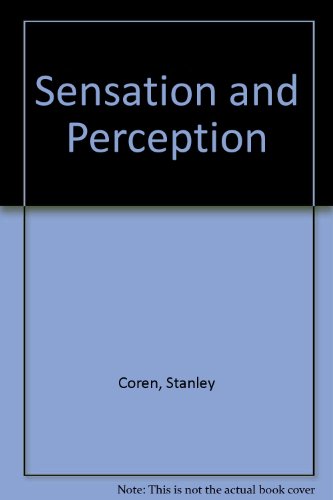 Beispielbild fr Sensation & Perception zum Verkauf von Olmstead Books