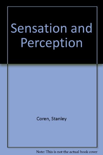 Stock image for Sensation and Perception for sale by Better World Books: West