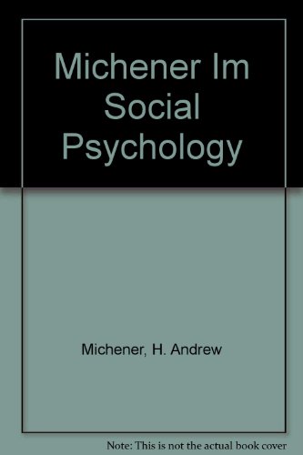 9780155814424: Social Psychology