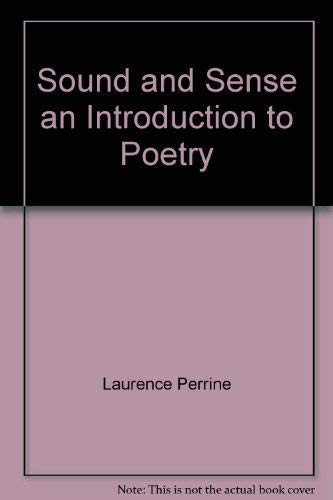 9780155826007: Sound and Sense an Introduction to Poetry