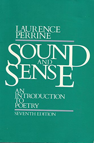 Stock image for Sound and sense: An introduction to poetry for sale by Irish Booksellers