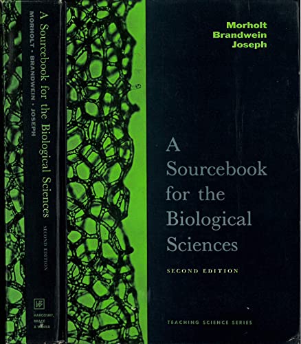 Stock image for A Sourcebook for the Biological Sciences (Teaching Science) for sale by HPB-Red