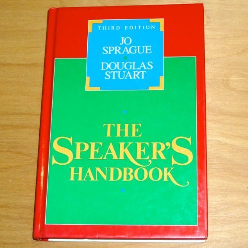 Imagen de archivo de The Speaker's Handbook a la venta por Better World Books: West