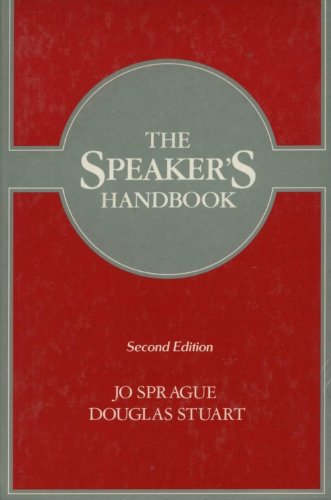 Imagen de archivo de The speaker's handbook a la venta por Wonder Book