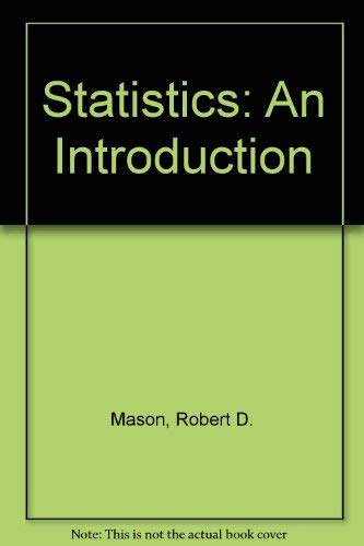Stock image for Statistics : An Introduction for sale by Better World Books