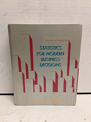 9780155837379: Statistics for Modern Business Decisions