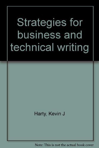 Imagen de archivo de Strategies for Business and Technical Writing a la venta por Better World Books: West