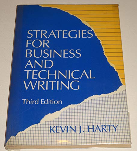 Beispielbild fr Strategies for Business and Technical Writing zum Verkauf von HPB-Red