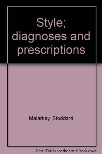 Stock image for Style; diagnoses and prescriptions for sale by SecondSale