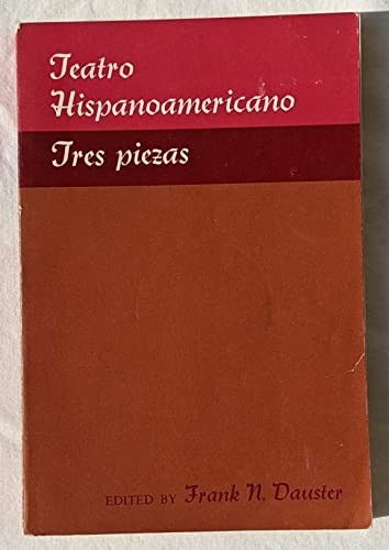 Stock image for Teatro Hispanoamericano Tres Pieza. for sale by Brentwood Books