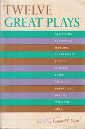 Stock image for Twelve Great Plays for sale by Better World Books