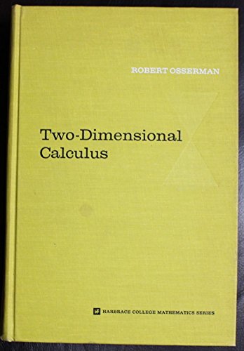 Stock image for Two-dimensional calculus (Harbrace college mathematics series) for sale by Better World Books